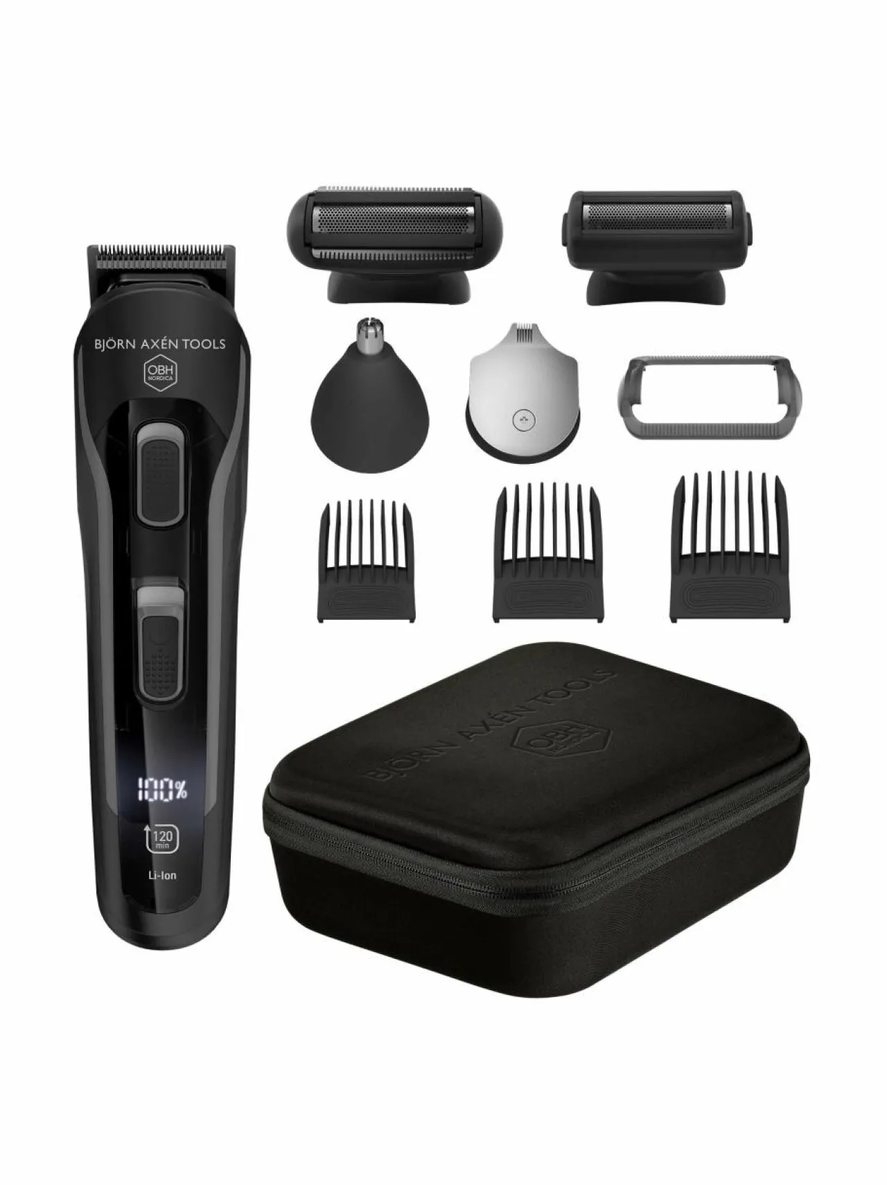 Ihokarvanpoisto|Björn Axen Tools Multi Pro Groomer -monitoimitrimmeri BLACK, GREY