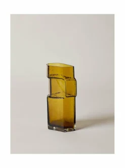 Koriste-Esineet|Ferm Living Muro-lasimaljakko RECYCLED AMBER