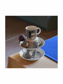 Lautaset & Kulhot|Moomin Arabia Muumipappa -kulho GREY