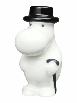 Koriste-Esineet|Moomin Arabia Muumipappa-minifiguuri VALKOINEN