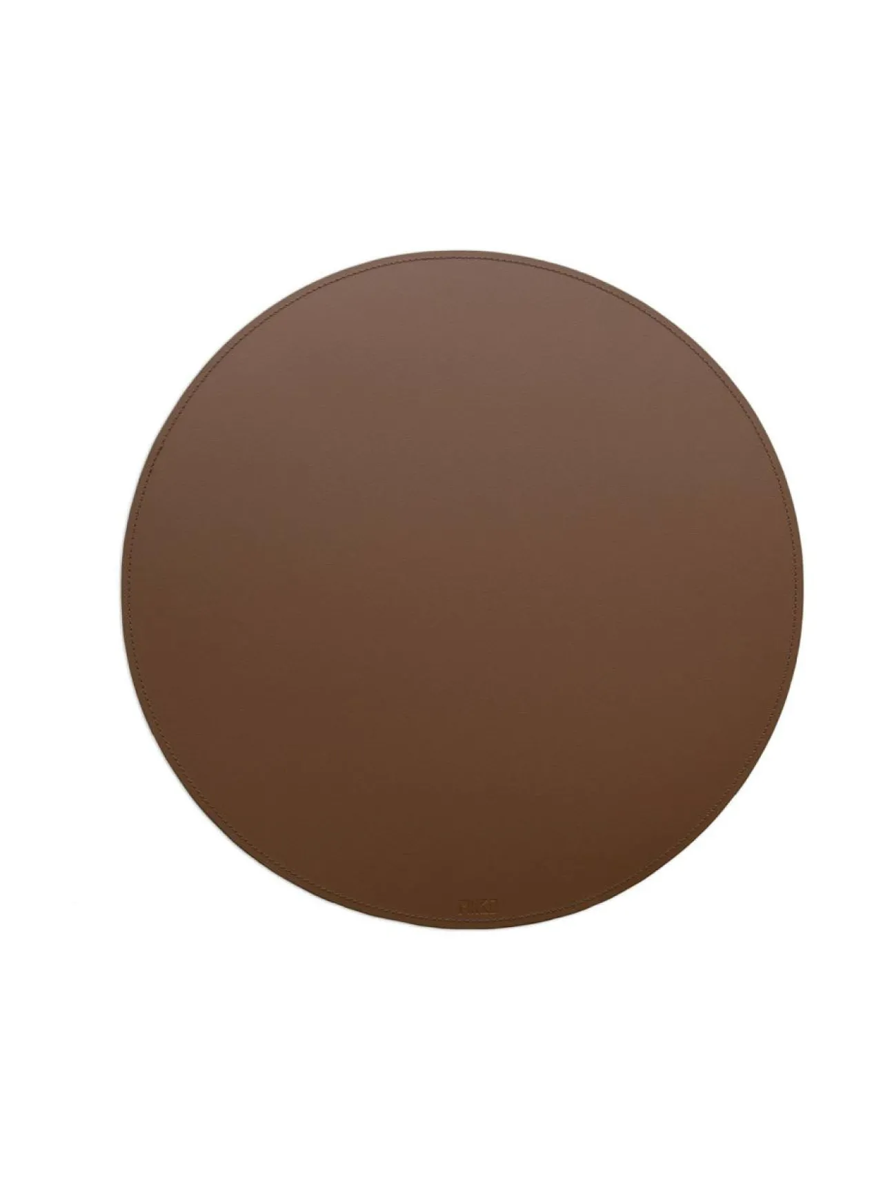 Keittiö- & Kattaustekstiilit|MIIKO Nahkainen pöytätabletti pyöreä, RUSKEA