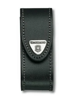 Retkeilytarvikkeet|Victorinox Swiss Army Knives Nahkakotelo 91 mm, 2-4 krs. MUSTA