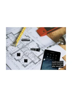 Audio|Naim Audio Naim Mu-so 2nd Generation musiikkijärjestelmä, alu/musta