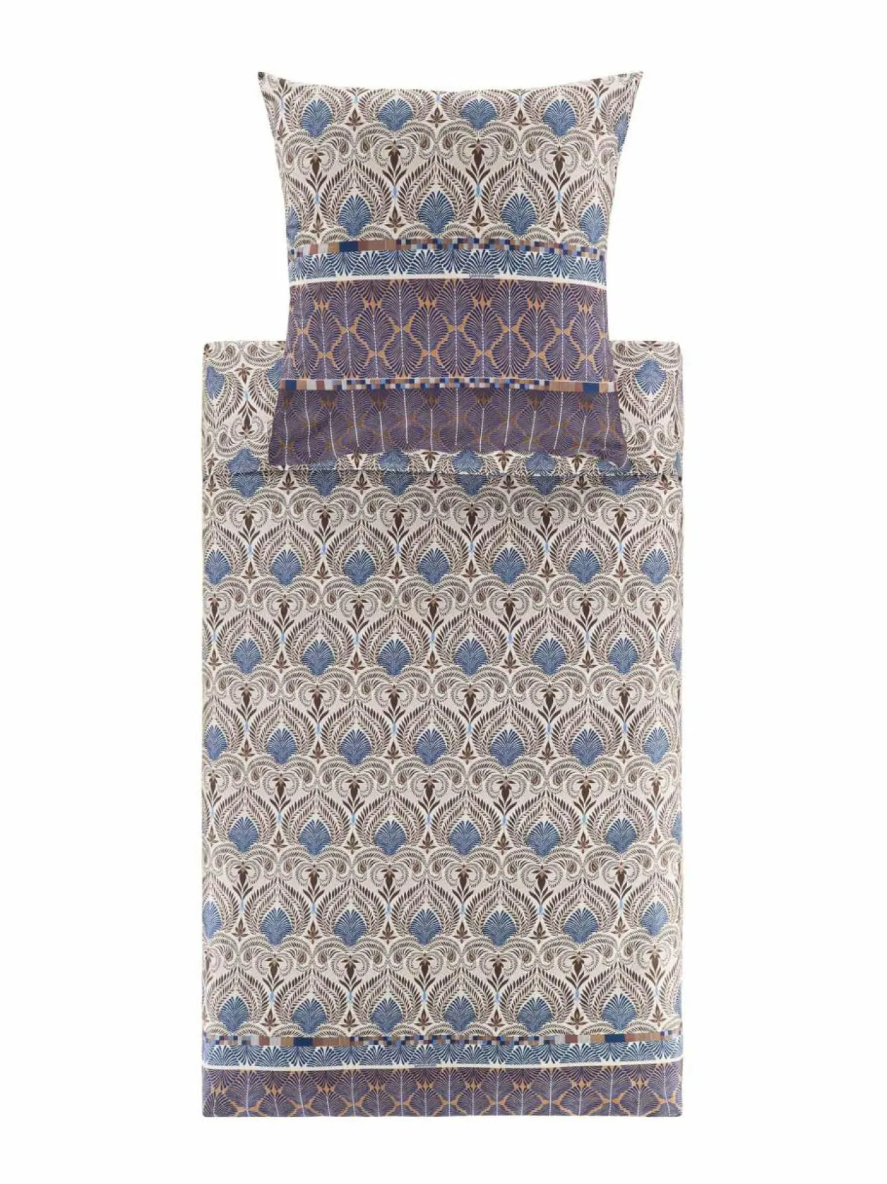 Liinavaatteet|Bassetti Nairobi-satiinipussilakanasetti M1 COFFEE