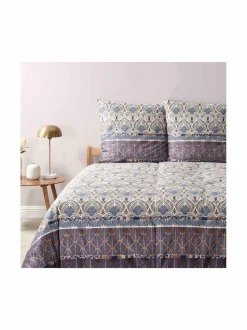 Liinavaatteet|Bassetti Nairobi-satiinipussilakanasetti M1 COFFEE