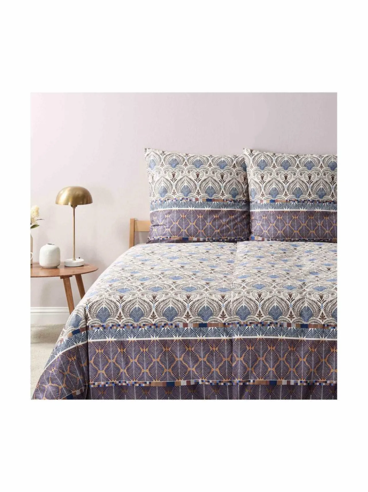 Liinavaatteet|Bassetti Nairobi-satiinipussilakanasetti M1 COFFEE