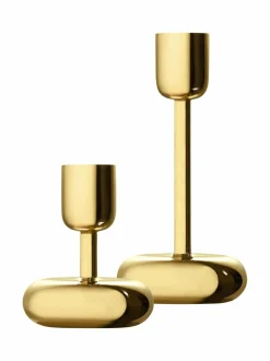 Kynttilät & Lyhdyt|Iittala Nappula -kynttilänjalkasetti 2 kpl GOLD