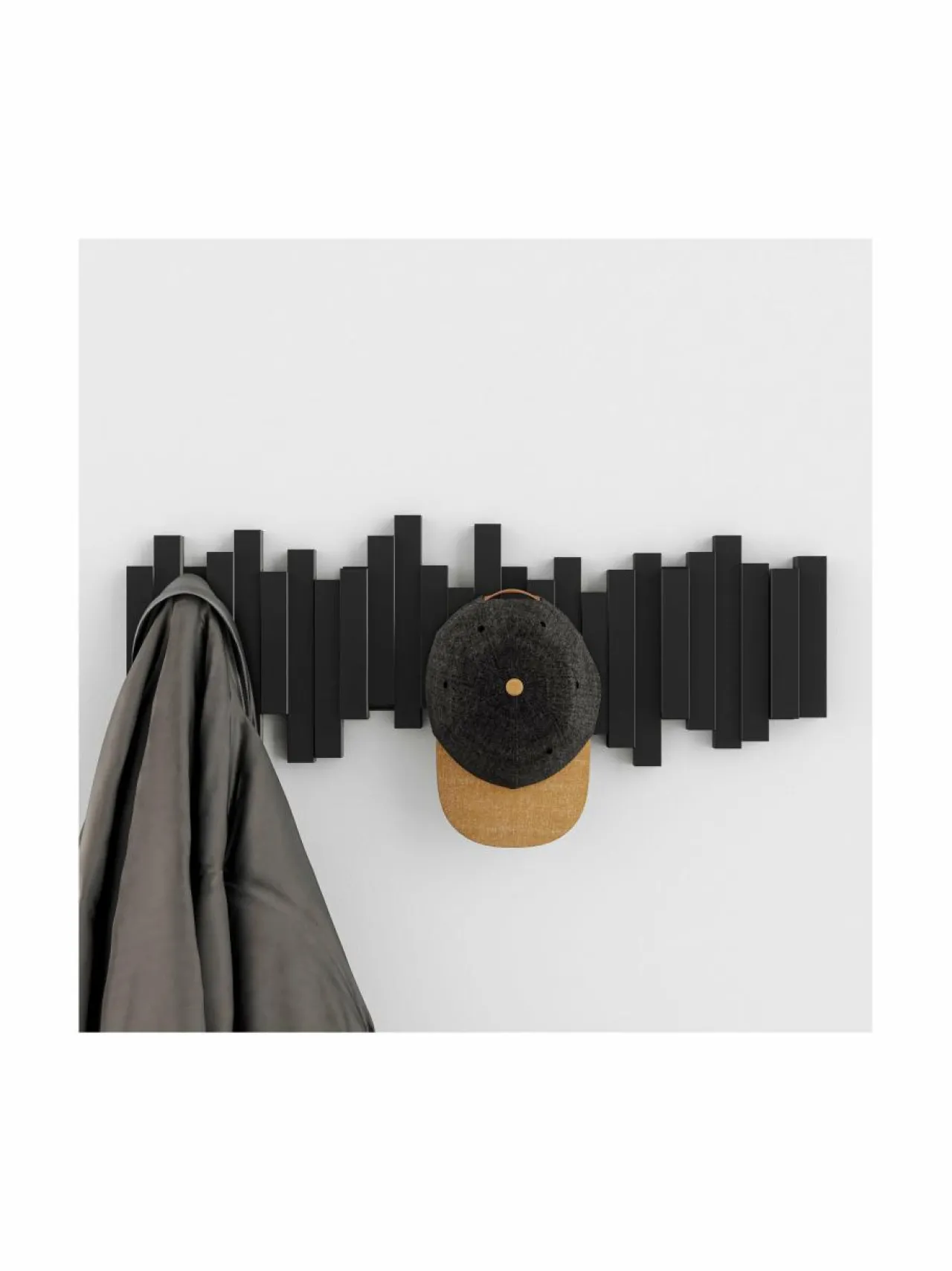 Naulakot & Koukut|Umbra Naulakko 49 x 18 x 3 cm MUSTA