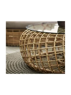 Puutarhakalusteet & Pehmusteet|Cane-Line Nest-sohvapöytä BEIGE