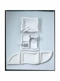 Lautaset & Kulhot|Villeroy & Boch New Wave -vati 33 x 24 cm VALKOINEN