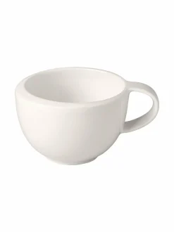Mukit & Kupit & Asetit|Villeroy & Boch NewMoon-espressokuppi 50 ml WHITE