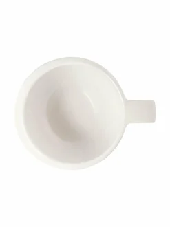 Mukit & Kupit & Asetit|Villeroy & Boch NewMoon-espressokuppi 50 ml WHITE
