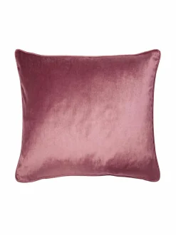 Sisustustyynyt|Laura Ashley Nigella-samettityyny 51 DUSKY ROSE