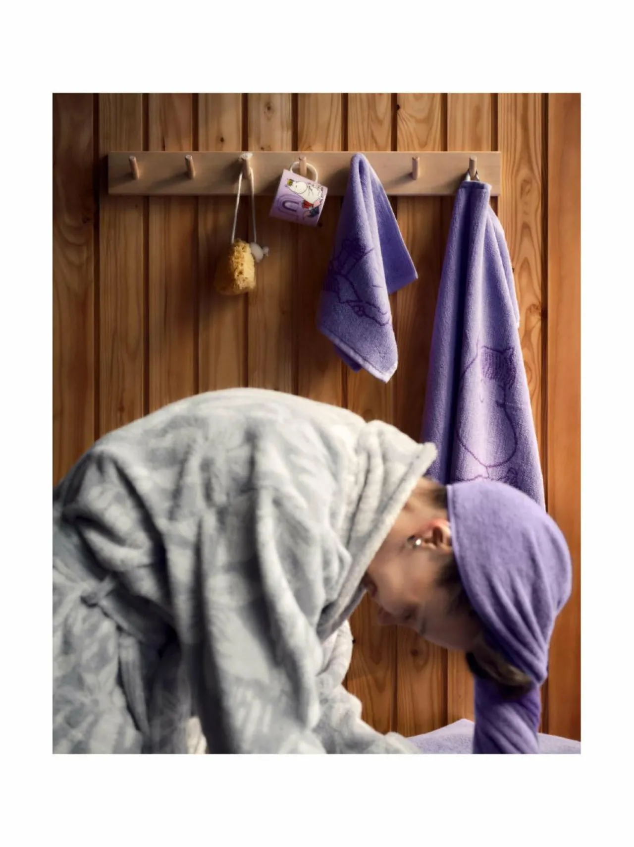 Kylpyhuonetekstiilit|Moomin Arabia Niiskuneiti-kylpypyyhe 70 x 140 cm MULTICOLOR