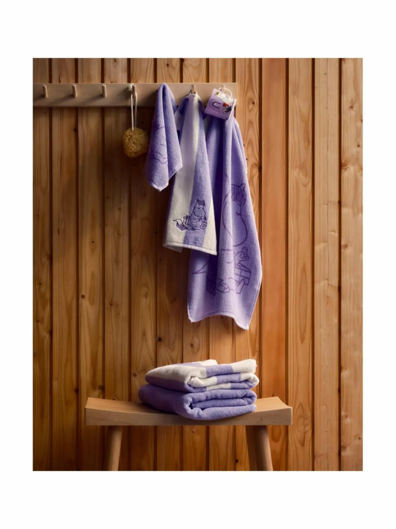 Kylpyhuonetekstiilit|Moomin Arabia Niiskuneiti-kylpypyyhe 70 x 140 cm MULTICOLOR