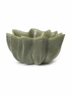 Koriste-Esineet|Ferm Living Nium-kulho DARK SAGE