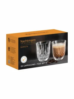 Lasit|Nachtmann Noblesse Barista Cappucino/Flat White -kahvilasit 2 kpl TRANSPARENT
