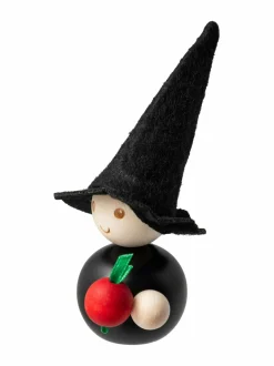 Koriste-Esineet|Aarikka Noita Omppu -koriste-esine 8 cm C109 BLACK