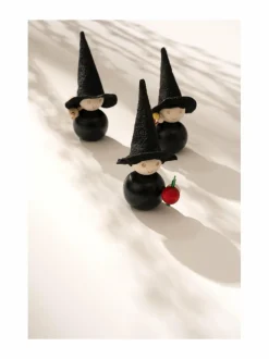 Koriste-Esineet|Aarikka Noita Omppu -koriste-esine 8 cm C109 BLACK