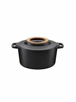 Keitto- & Paistoastiat|Fiskars Norden-valurautapata 4 l MUSTA