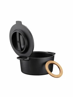 Keitto- & Paistoastiat|Fiskars Norden-valurautapata 4 l MUSTA