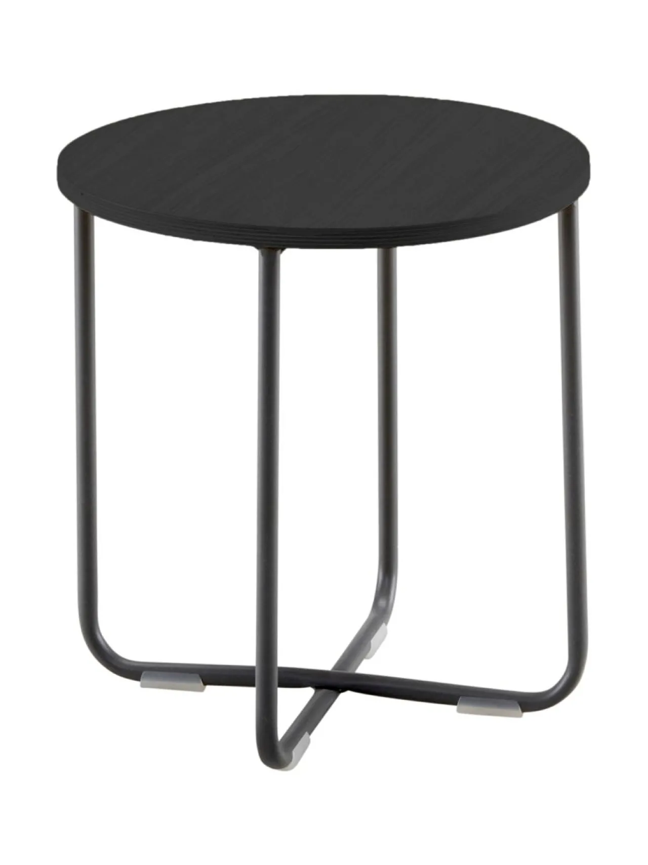 Pöydät|HT Collection Nordic -sohvapöytä, Tumma ∅ 40 cm MUSTA