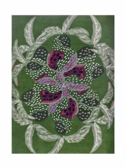 Matot|FINARTE Oasis-villamatto 200 x 300 cm GREEN