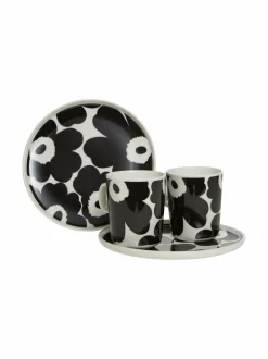 Astiasarjat|Marimekko Oiva/Unikko -aamiaissetti 190 WHITE, BLACK