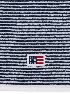 Kylpyhuonetekstiilit|Lexington Original Striped -pyyhe NAVY/WHITE