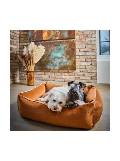 Pedit Ja Makuualustat|Laboni Ortho Buffalo ortopedinen koiranpeti - Vintage KARAMELLI
