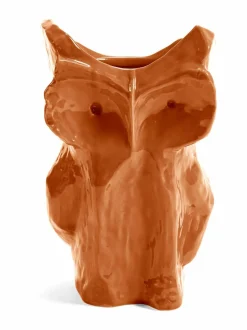 Koriste-Esineet|Serax Owl After Midnight L -keramiikkamaljakko 350 ORANGE