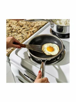 Keitto- & Paistoastiat|HexClad Paistinpannu 20 cm STEEL