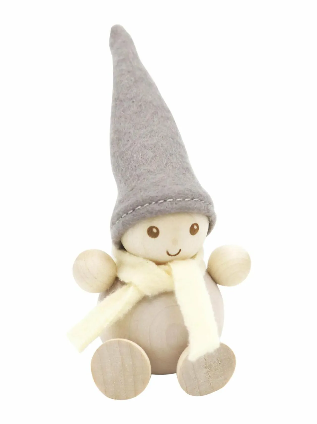 Muut Joulukoristeet|Aarikka Pakkanen Istuja -joulukoriste 9 cm WHITE