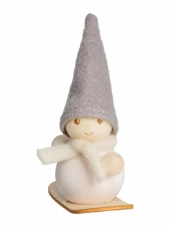 Muut Joulukoristeet|Aarikka Pakkanen Lumilautailija -koriste U008 WHITE