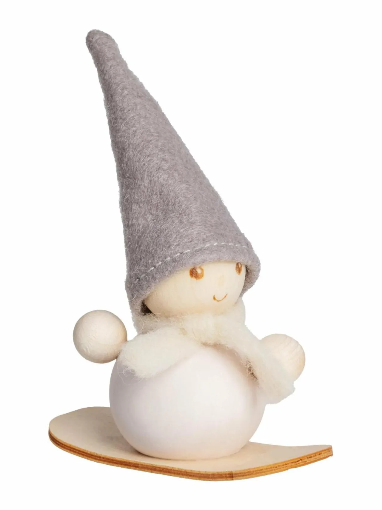Muut Joulukoristeet|Aarikka Pakkanen Lumilautailija -koriste U008 WHITE