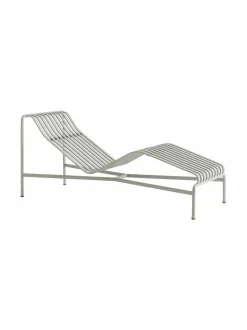 Puutarhakalusteet & Pehmusteet|HAY Palissade Chaise Longue -lepotuoli 65,5 x 70 x 164,5 cm SKY GREY
