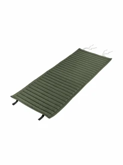 Puutarhakalusteet & Pehmusteet|HAY Palissade Lounge Chair High Quilted Cushion -pehmuste OLIVE (OLIIVINVIHREÄ)