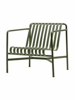 Puutarhakalusteet & Pehmusteet|HAY Palissade Lounge Chair Low -lepotuoli 73 x 81 cm OLIVE (OLIIVINVIHREÄ)