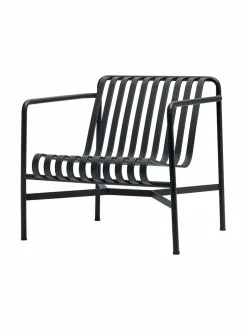 Puutarhakalusteet & Pehmusteet|HAY Palissade Lounge Chair Low -lepotuoli 73 x 81 cm ANTHRACITE (HIILENHARMAA)