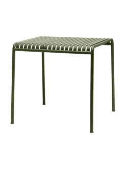 Puutarhakalusteet & Pehmusteet|HAY Palissade-pöytä 80 x 80 cm OLIVE (OLIIVINVIHREÄ)
