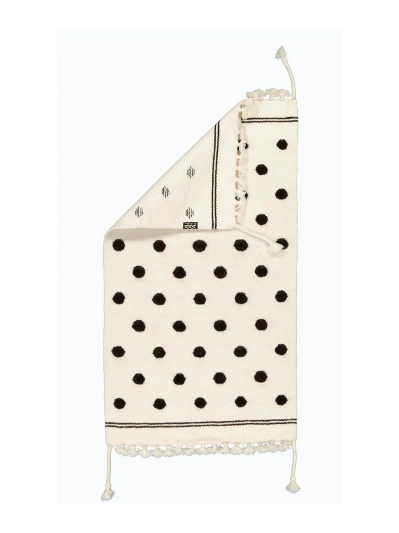 Matot|Tikau PALLO -MATTO MUSTA MUSTAVALKOINEN