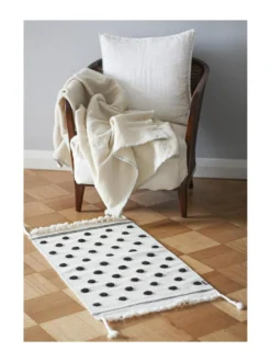 Matot|Tikau PALLO -MATTO MUSTA MUSTAVALKOINEN