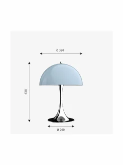 Pöytävalaisimet|Louis Poulsen Panthella 320 -pöytävalaisin OPAL GREY