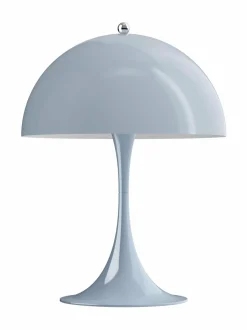 Pöytävalaisimet|Louis Poulsen Panthella 250 -pöytävalaisin 33,5 x 25 x 25 cm PALE BLUE ACRYL