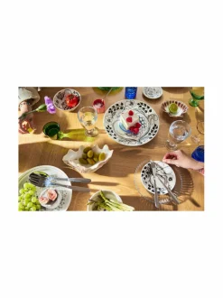 Lautaset & Kulhot|Arabia Paratiisi-kulho 17 cm MUSTA/VALKOINEN