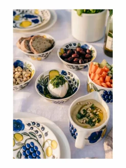 Lautaset & Kulhot|Arabia Paratiisi-kulho 13 cm WHITE, BLUE, YELLOW, GREEN