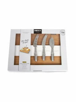 Tarjoiluastiat|BOSKA Party Cheese Board -juustoalusta ja juustoveitset 350 x 260 x 45 mm TAMMI