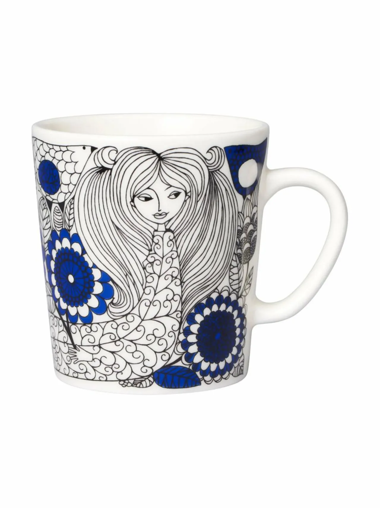 Mukit & Kupit & Asetit|Arabia Pastoraali-muki 0,3 l SINIVALKOINEN