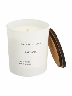 Huonetuoksut & Tuoksukynttilät|Gauhar Helsinki Patchouli-tuoksukynttilä WHITE