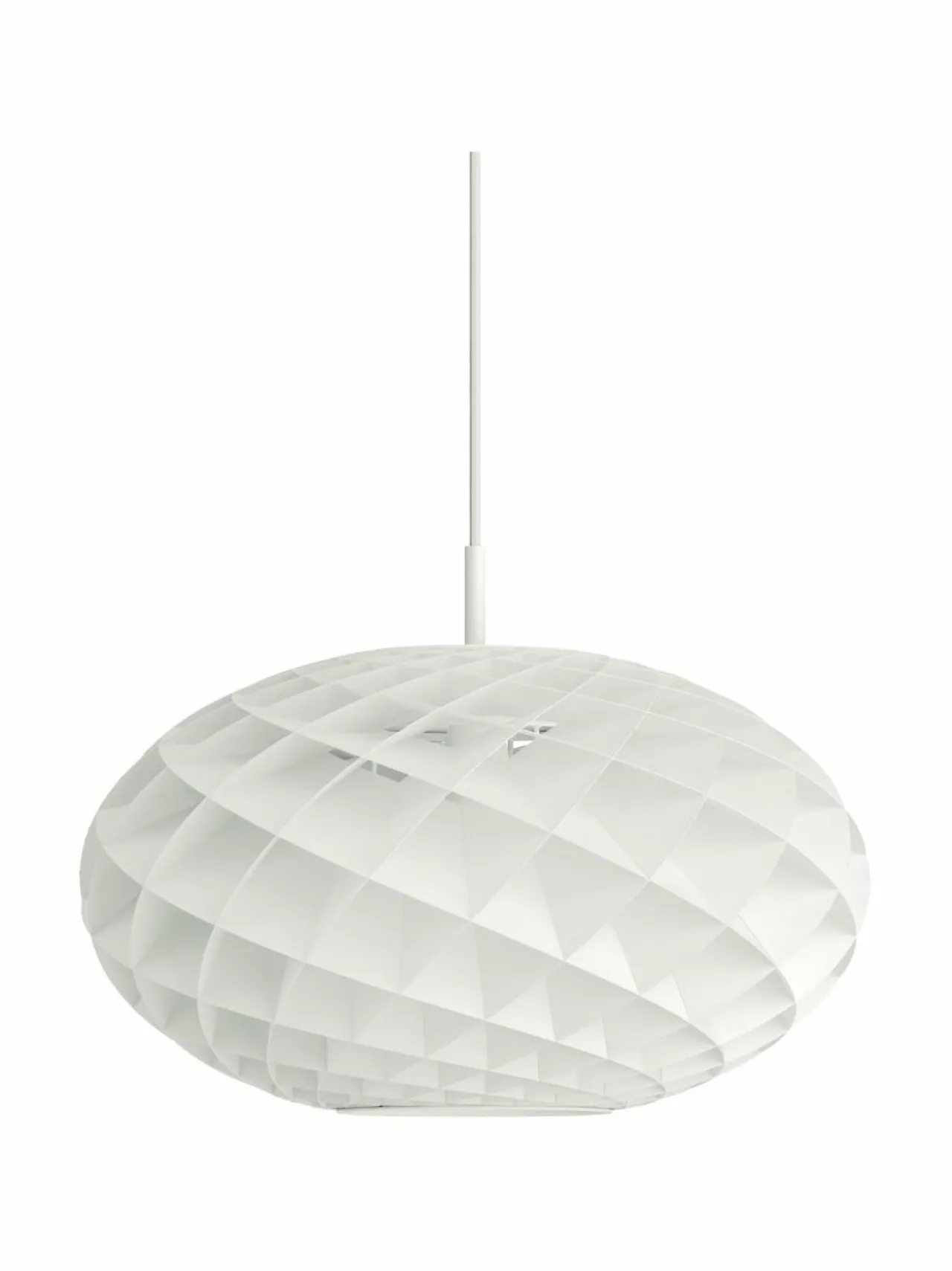 Kattovalaisimet|Louis Poulsen Patera Oval -riippuvalaisin WHITE